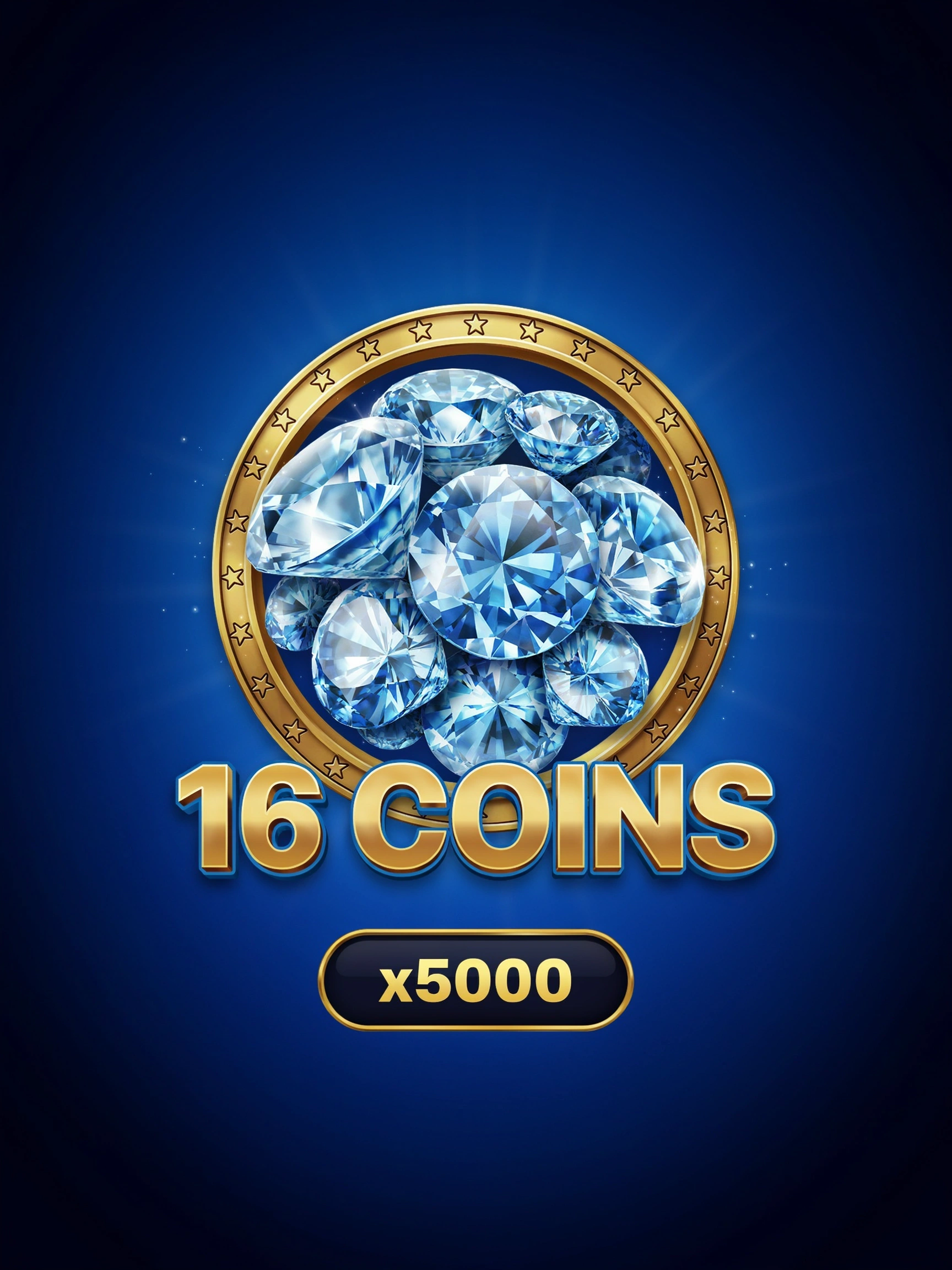 Artwork from the 16 Coins x5000 pokie